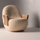 تصفح الأن كرسي استرخاء صوف بمسند خشبي اونلاين | بيوت