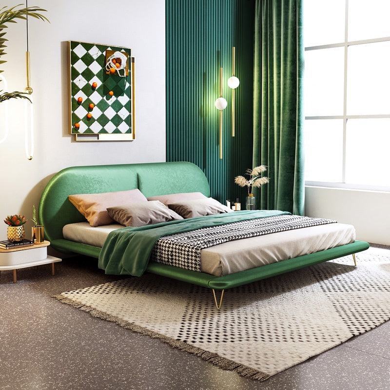 تصفح الان سرير خشبي مزدوج بأرجل معدنيه متعدد الألوان | بيوت