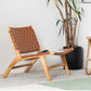 تصفح الأن كرسي استرخاء خشبي مريح باللون البني اونلاين | بيوت