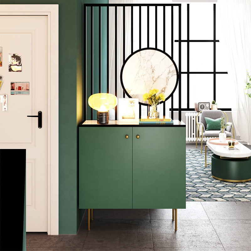 تصفح الان خزانة كتب تصميم فاخر باللون الأخضر اونلاين | بيوت