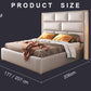 اشتري الان سرير نوم من الجلد تصميم عصري اونلاين | بيوت