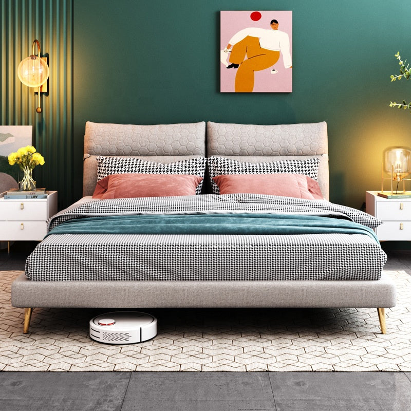تصفح الان سرير نوم من القماش والخشب تصميم مميز اونلاين | بيوت