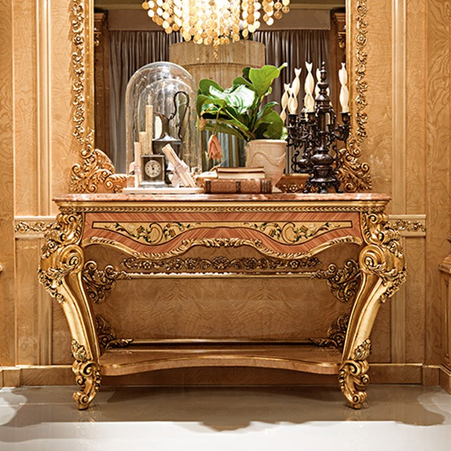 تصفح الان طاولة كونسول تصميم خشبي كلاسيكي اونلاين | بيوت