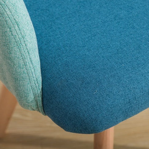 تسوق الأن كرسي قماش مريح عصري باللون الأزرق اونلاين | بيوت