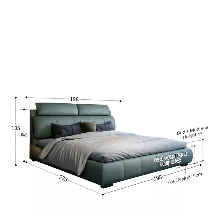 اشتري الان سرير نوم تصميم فاخر بحجم مميز اونلاين | بيوت