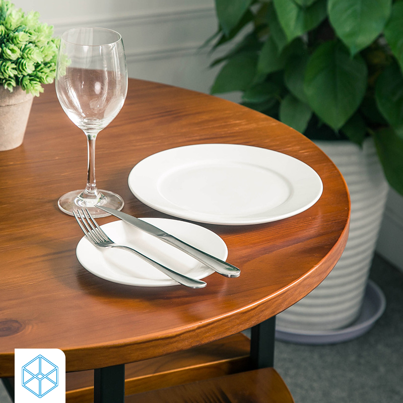 تصفح الان طاولة طعام دائرية 4 كراسي تصميم خشبي فاخر | بيوت