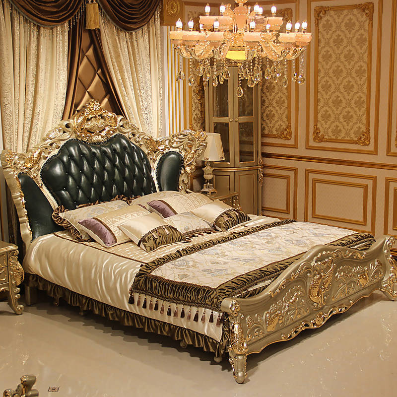 اقتني الان سرير نوم كلاسيكي تصميم ملكي فخم اونلاين | بيوت