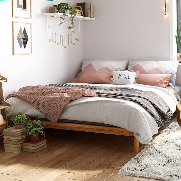 اقتني الان سرير نوم تصميم من خشب الزان اونلاين | بيوت