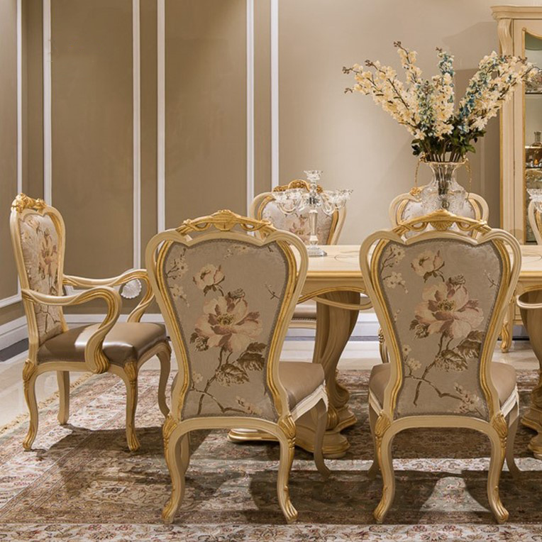 اشتري الان كرسي طاولة طعام تصميم كلاسيكي فخم اونلاين | بيوت