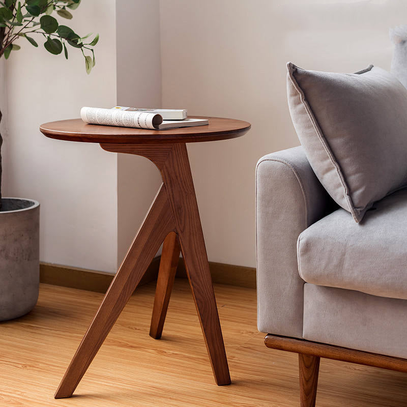 تسوق الان طاولة جانبية من خشب الزان عالي الجودة | بيوت