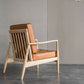 اشتري الان كرسي جلد مفرد تصميم انيق بلونين مميزين | بيوت